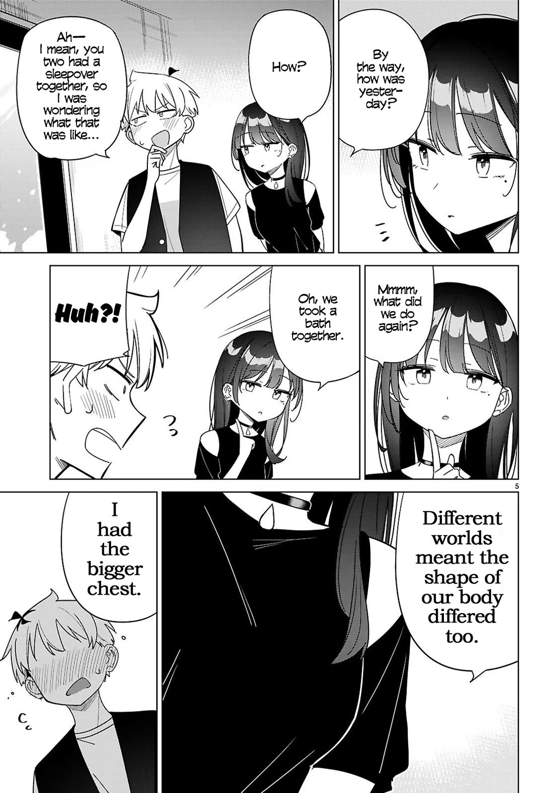 Is It Alright for My Multiverse Self to Fall in Love? Chapter 14 page 5 - Chapter 14: Something feels wrong