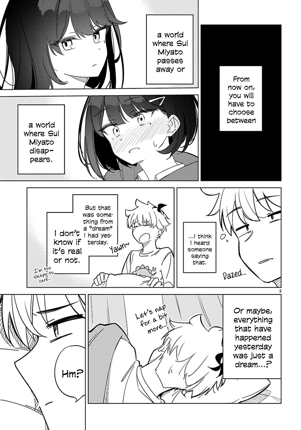 Is It Alright for My Multiverse Self to Fall in Love? Chapter 2 page 5 - Chapter 2: Sui's Feelings