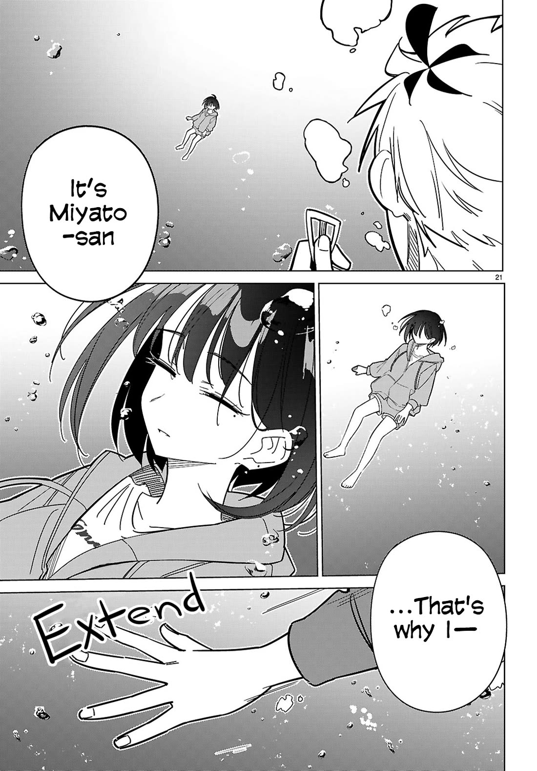 Is It Alright for My Multiverse Self to Fall in Love? Chapter 7 page 21 - Chapter 7: In the sea