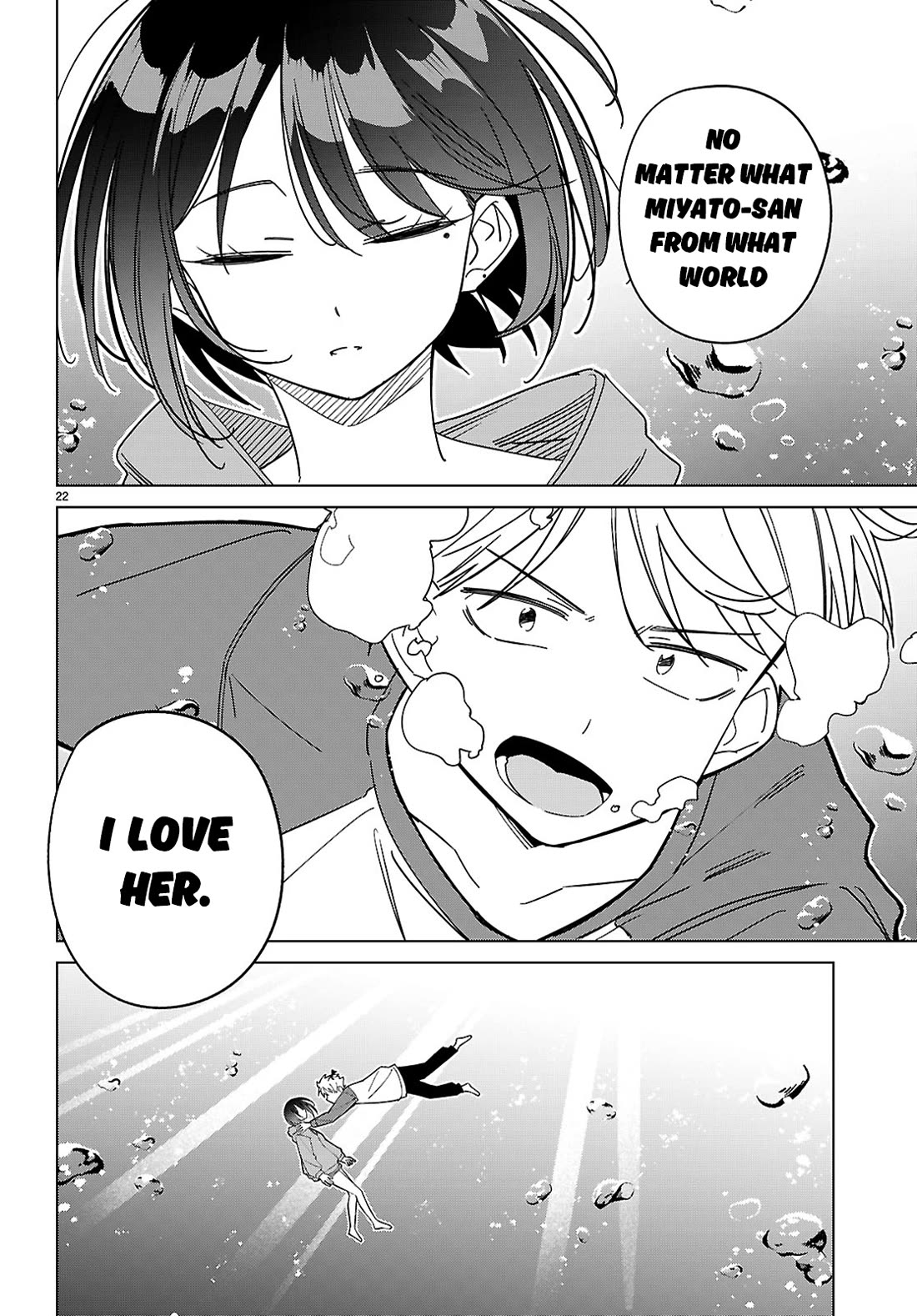 Is It Alright for My Multiverse Self to Fall in Love? Chapter 7 page 22 - Chapter 7: In the sea