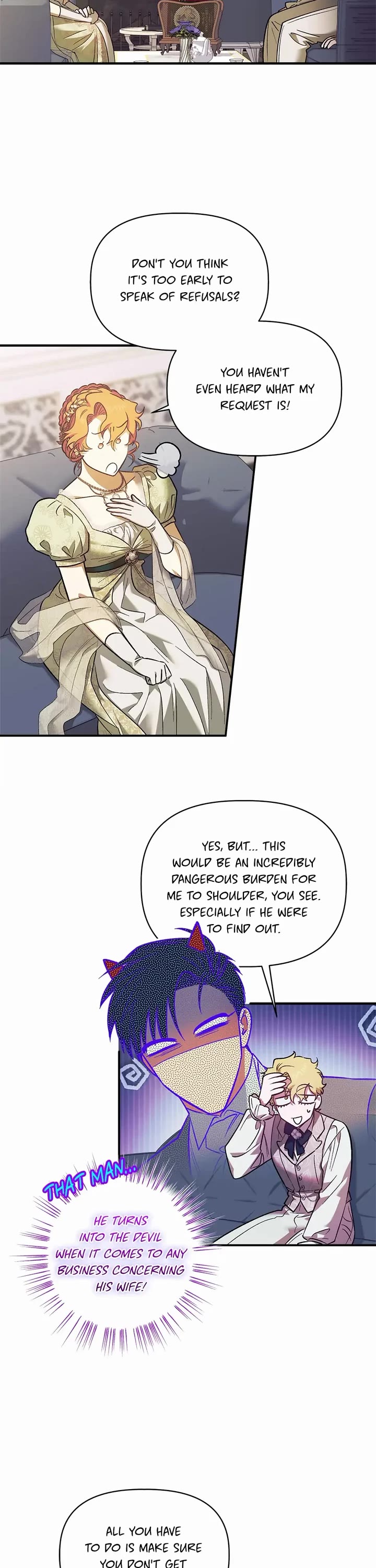 Is It Fortune or Is It Woe? Chapter 100 page 22 - Chapter 100: In His Deep Blue Eyes