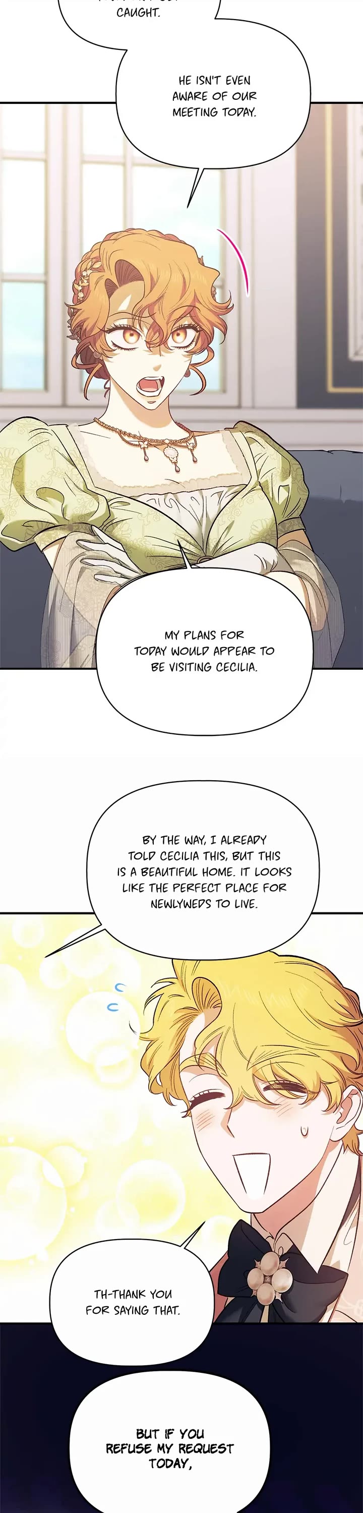 Is It Fortune or Is It Woe? Chapter 100 page 23 - Chapter 100: In His Deep Blue Eyes