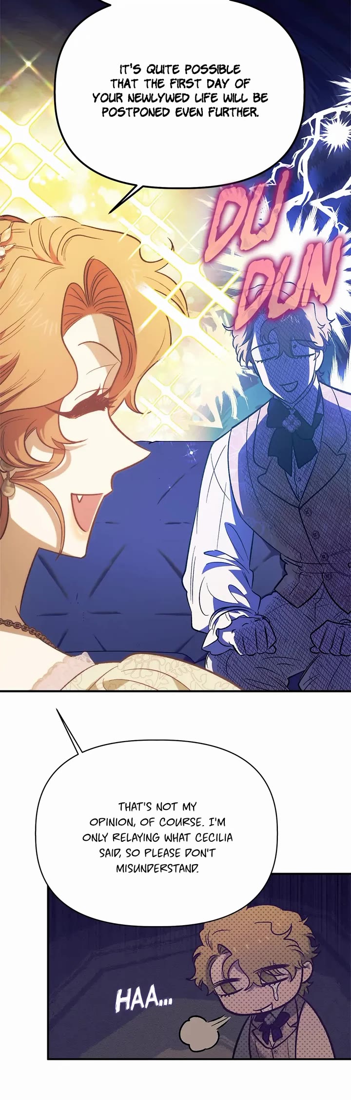 Is It Fortune or Is It Woe? Chapter 100 page 24 - Chapter 100: In His Deep Blue Eyes