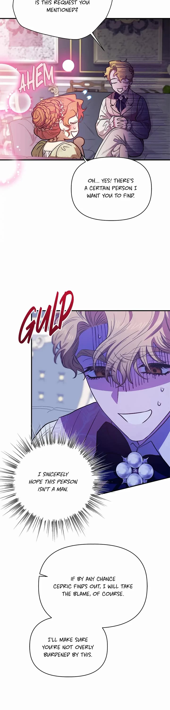 Is It Fortune or Is It Woe? Chapter 100 page 32 - Chapter 100: In His Deep Blue Eyes