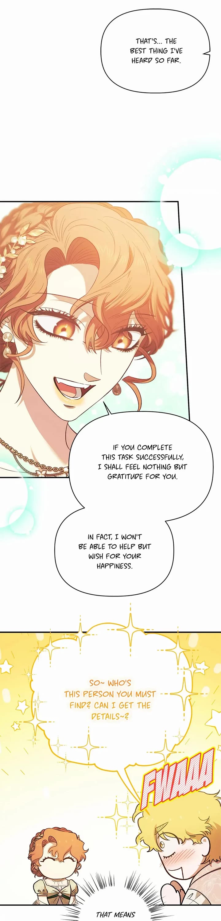 Is It Fortune or Is It Woe? Chapter 100 page 33 - Chapter 100: In His Deep Blue Eyes