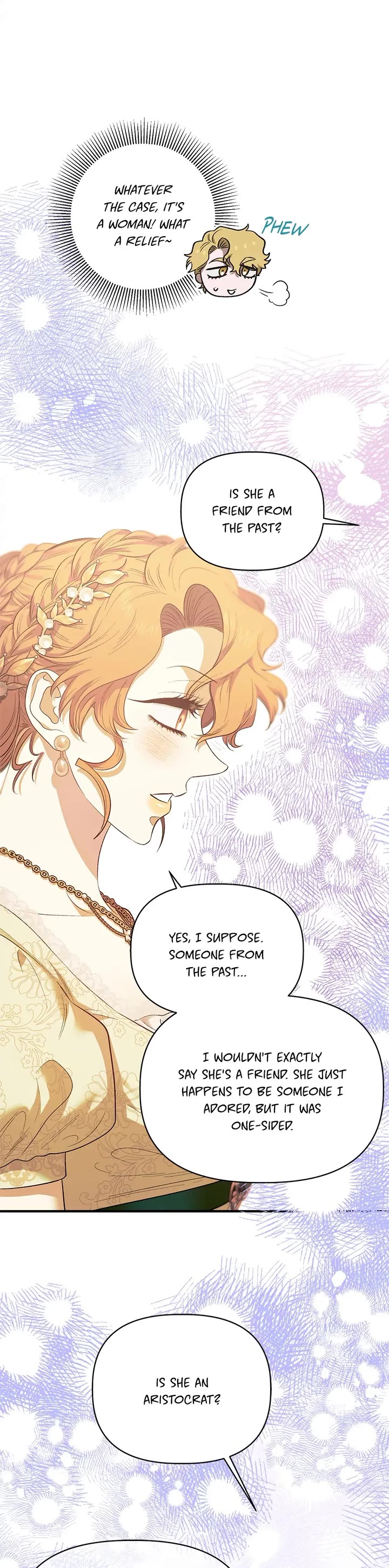 Is It Fortune or Is It Woe? Chapter 100 page 35 - Chapter 100: In His Deep Blue Eyes