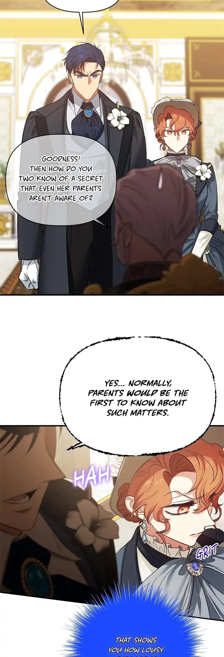 Is It Fortune or Is It Woe? Chapter 87 page 19 - Chapter 87: What Happened at Hartling Hall (Season 2 Finale)