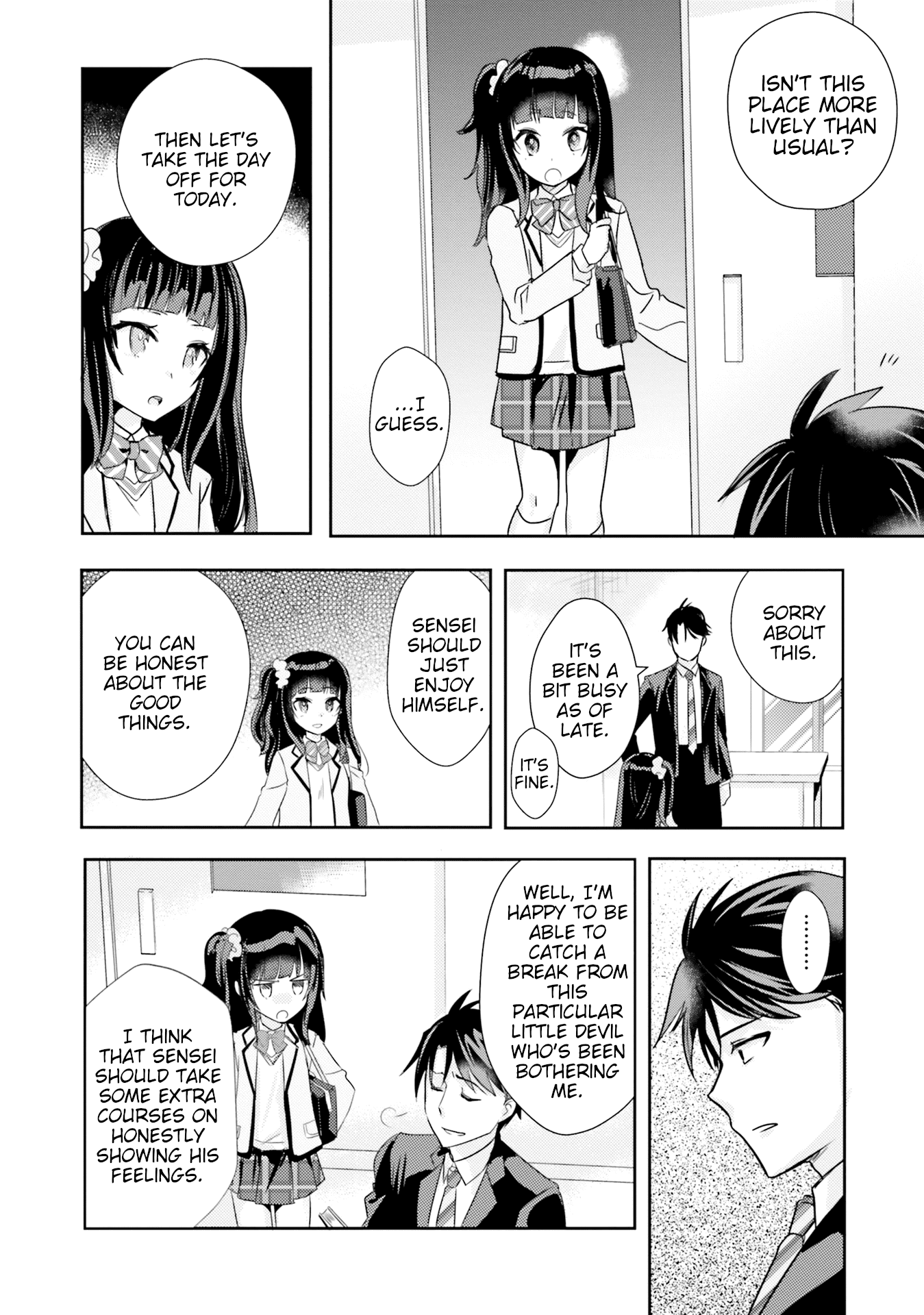 Is it illegal to be blackmailed by your student? Chapter 8 page 10 - Chapter 8: 8th Period: Is it a Crime to Restrict Your Student?