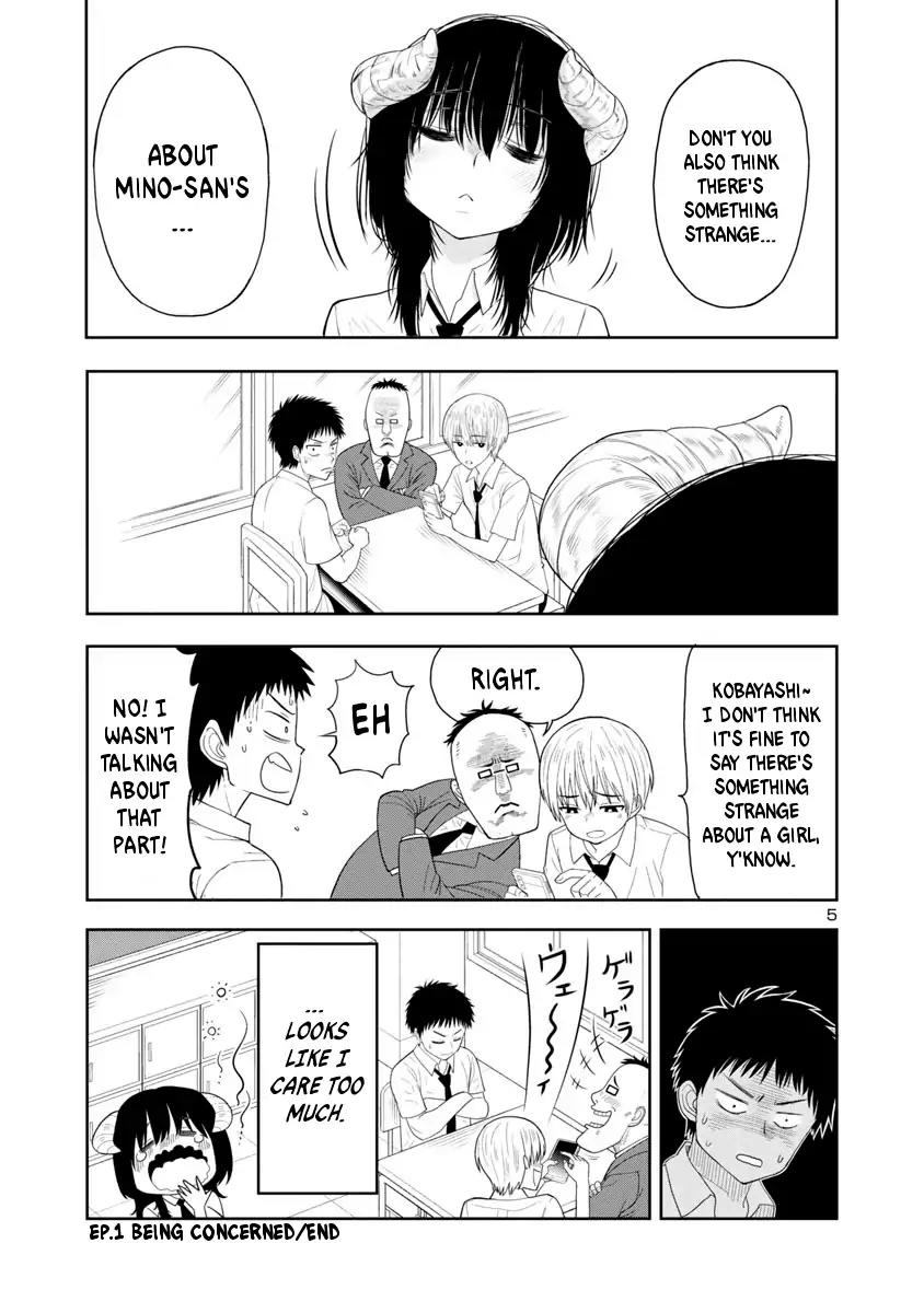 Is it okay to touch Mino-san there? Chapter 1 page 5 - Chapter 1