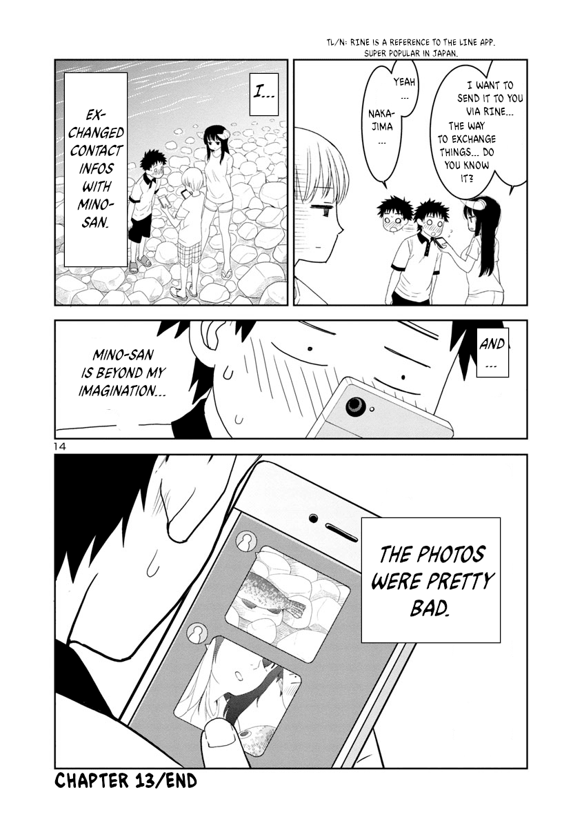 Is it okay to touch Mino-san there? Chapter 13 page 14 - Chapter 13