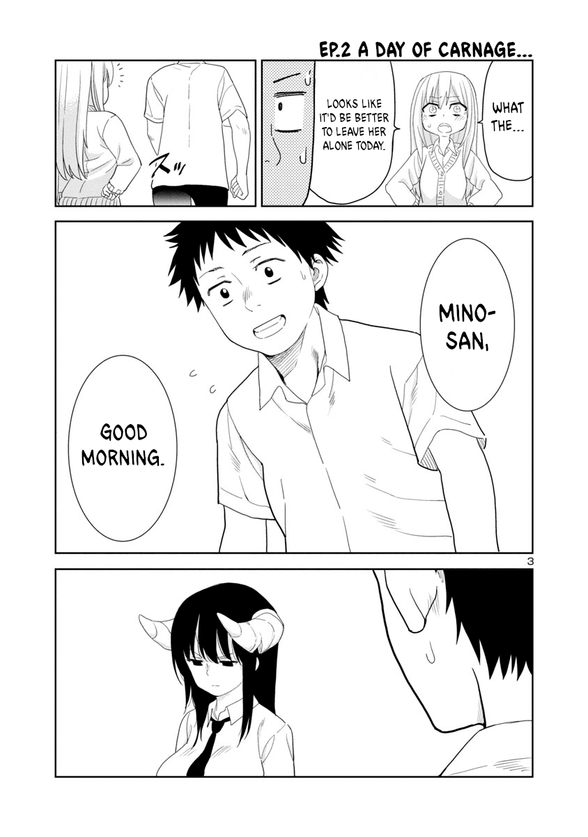 Is it okay to touch Mino-san there? Chapter 16 page 3 - Chapter 16