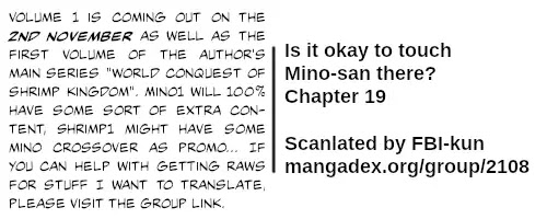 Is it okay to touch Mino-san there? Chapter 19 page 12 - Chapter 19
