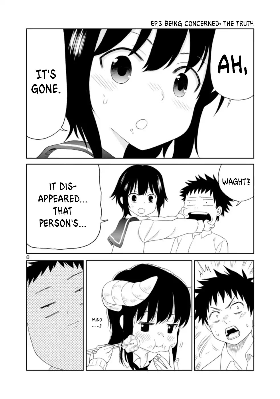 Is it okay to touch Mino-san there? Chapter 21 page 8 - Chapter 21