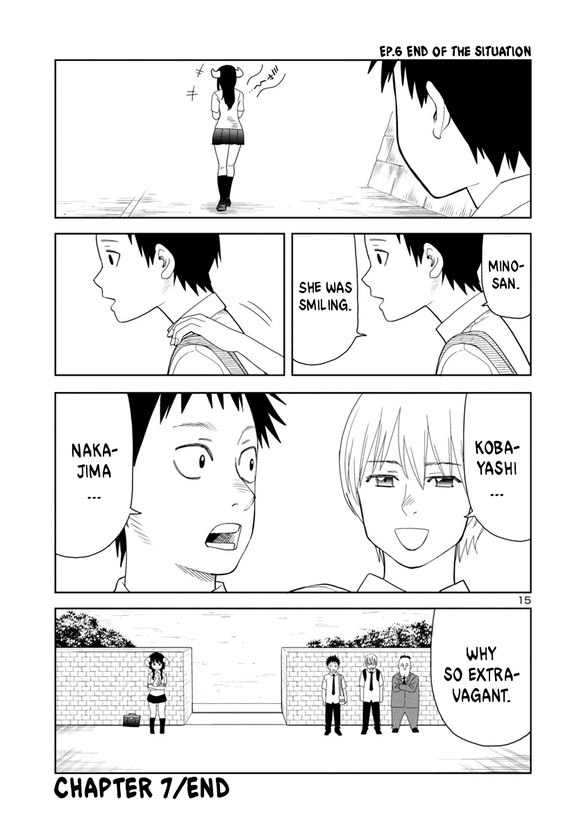 Is it okay to touch Mino-san there? Chapter 7 page 13 - Chapter 7