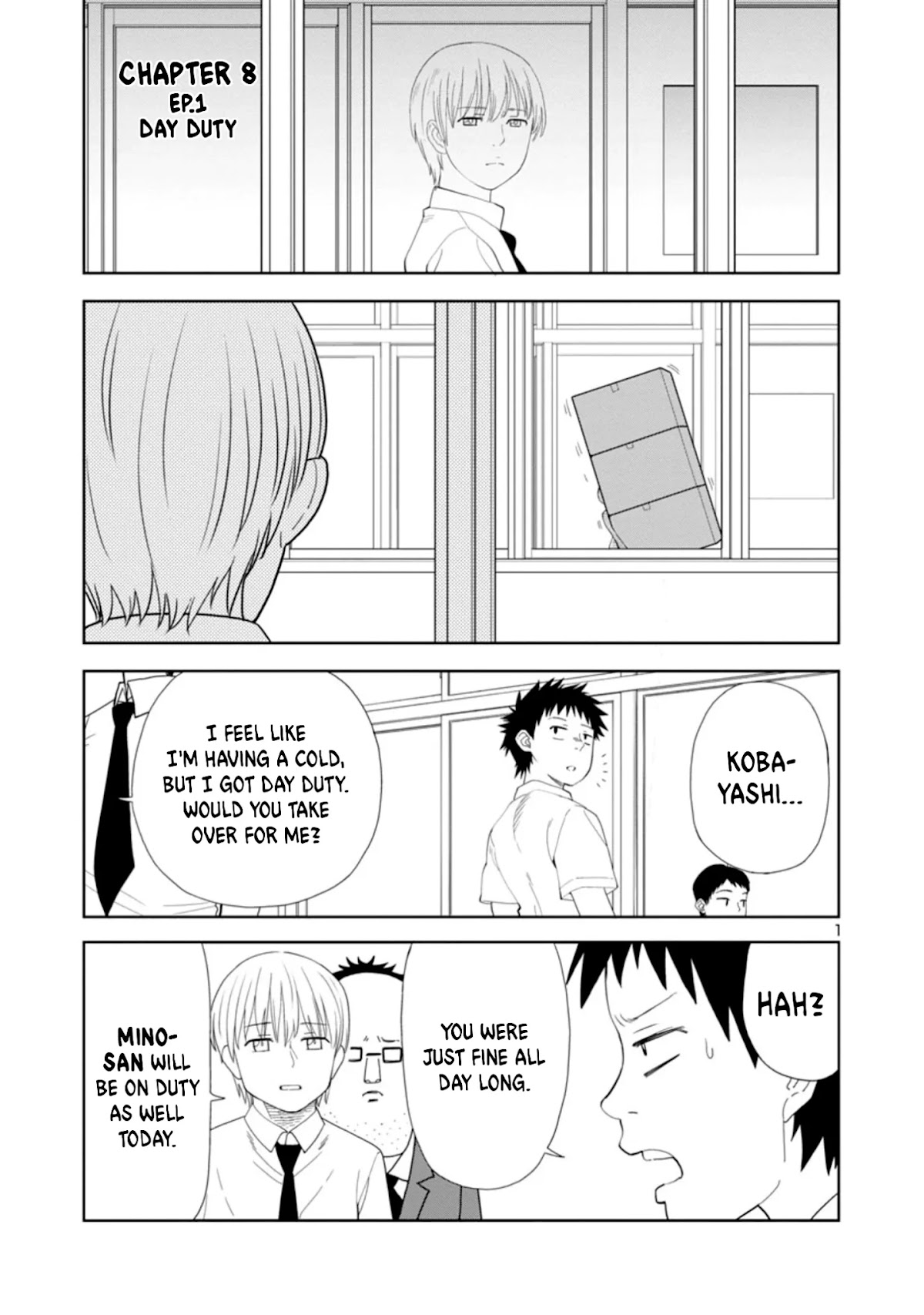 Is it okay to touch Mino-san there? Chapter 8 page 1 - Chapter 8