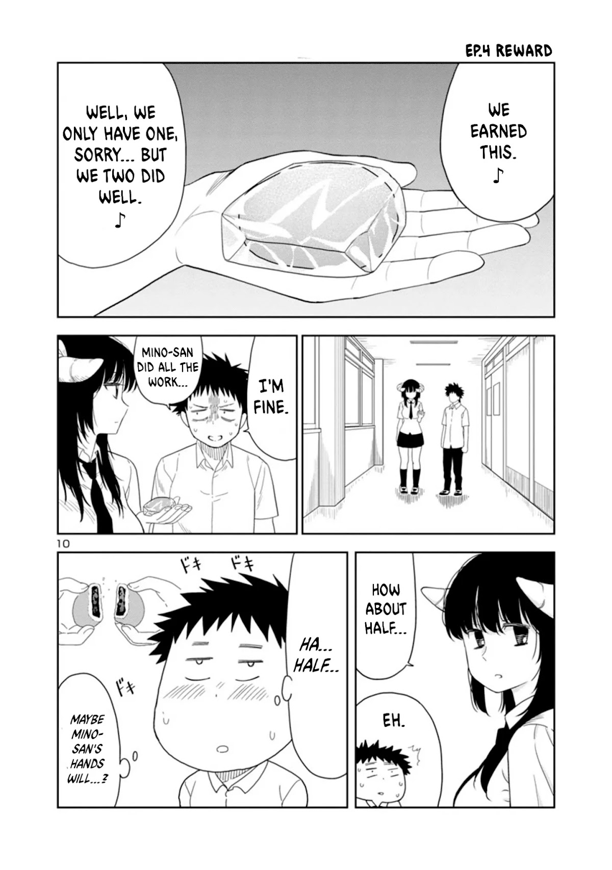 Is it okay to touch Mino-san there? Chapter 8 page 10 - Chapter 8
