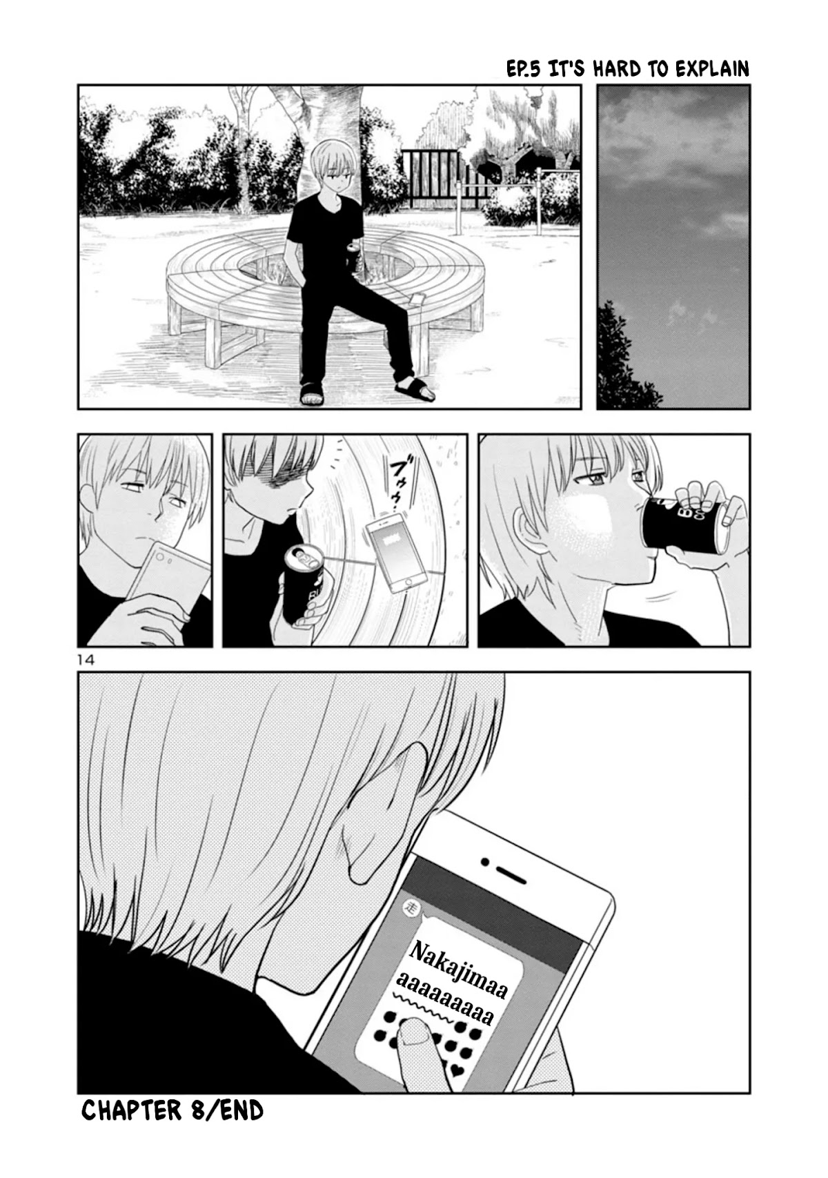 Is it okay to touch Mino-san there? Chapter 8 page 14 - Chapter 8