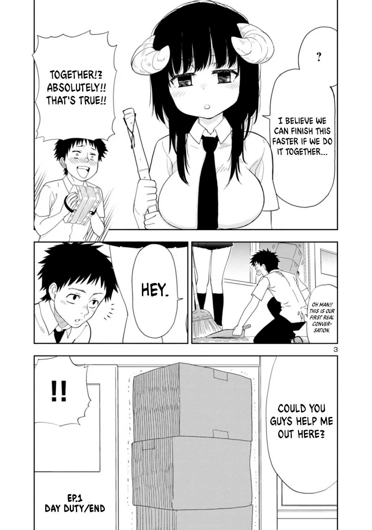 Is it okay to touch Mino-san there? Chapter 8 page 3 - Chapter 8