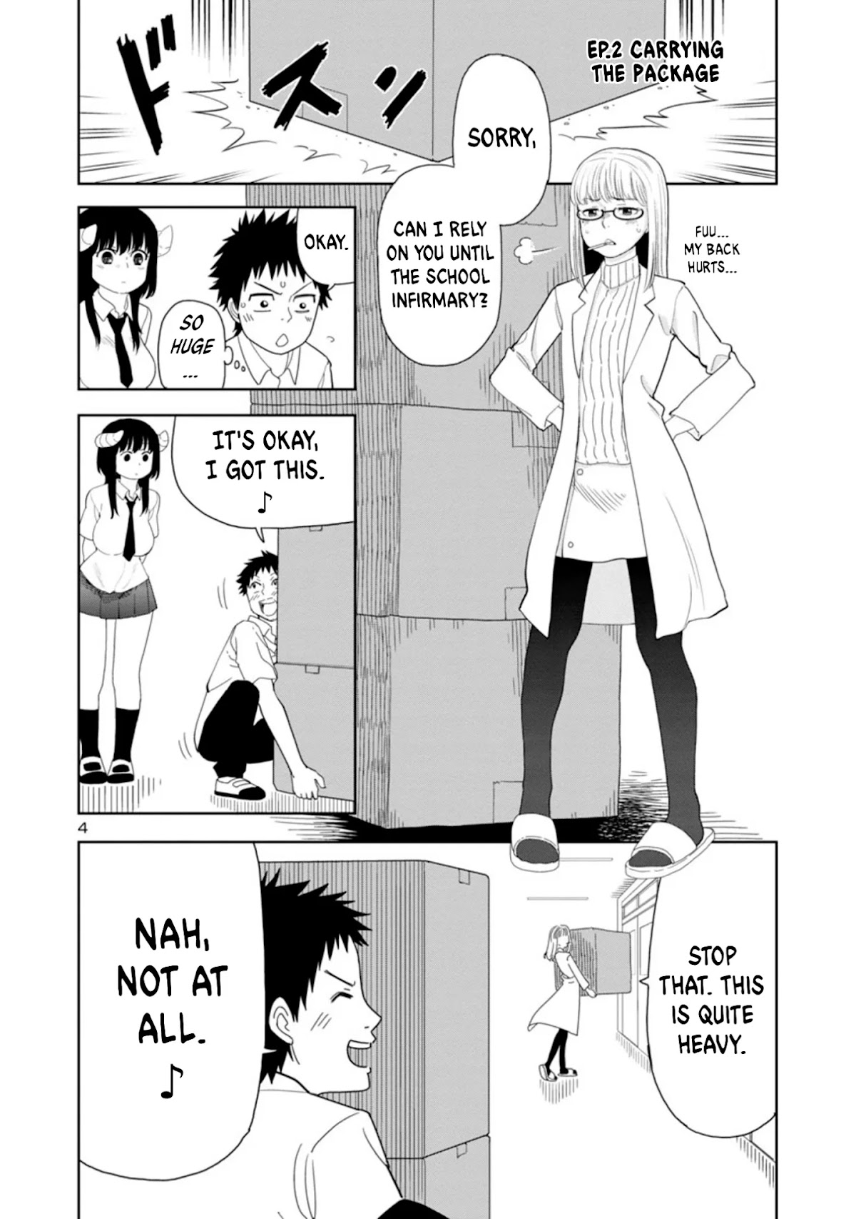 Is it okay to touch Mino-san there? Chapter 8 page 4 - Chapter 8