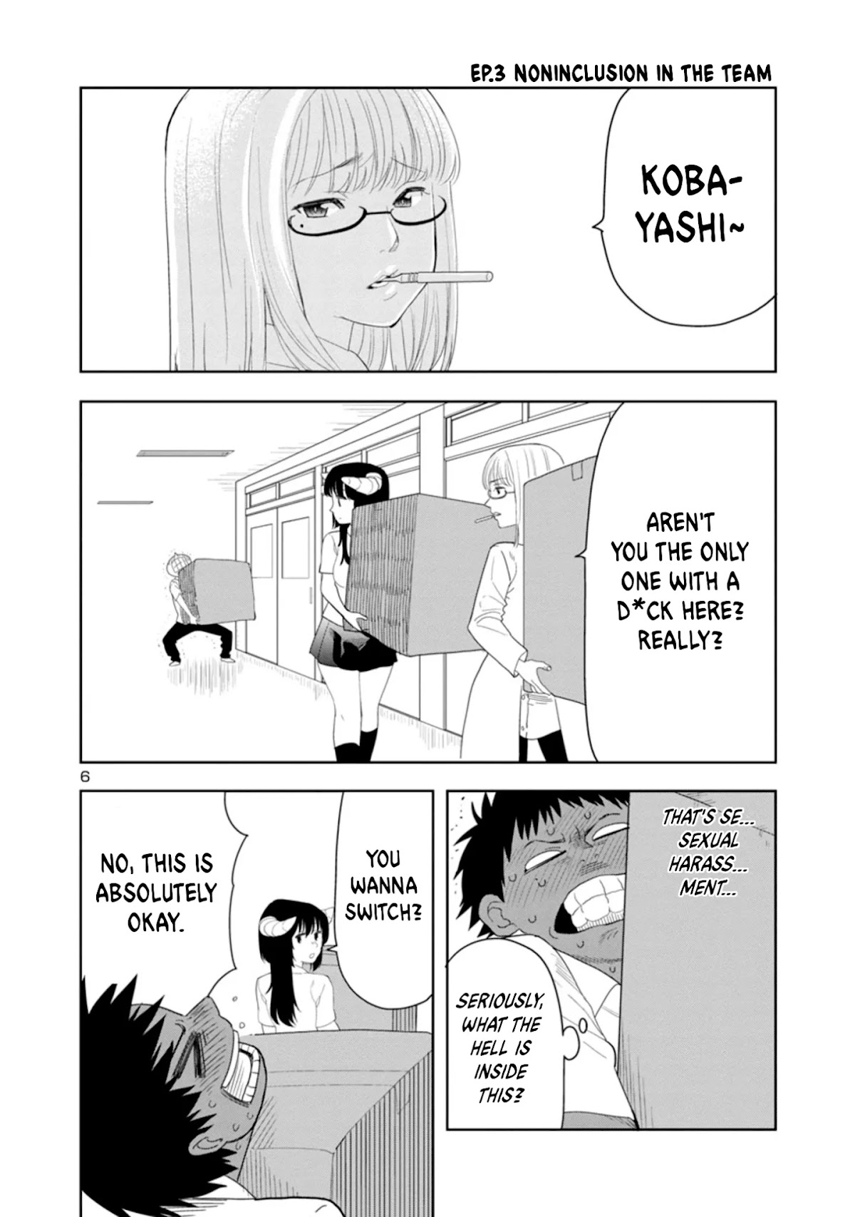 Is it okay to touch Mino-san there? Chapter 8 page 6 - Chapter 8