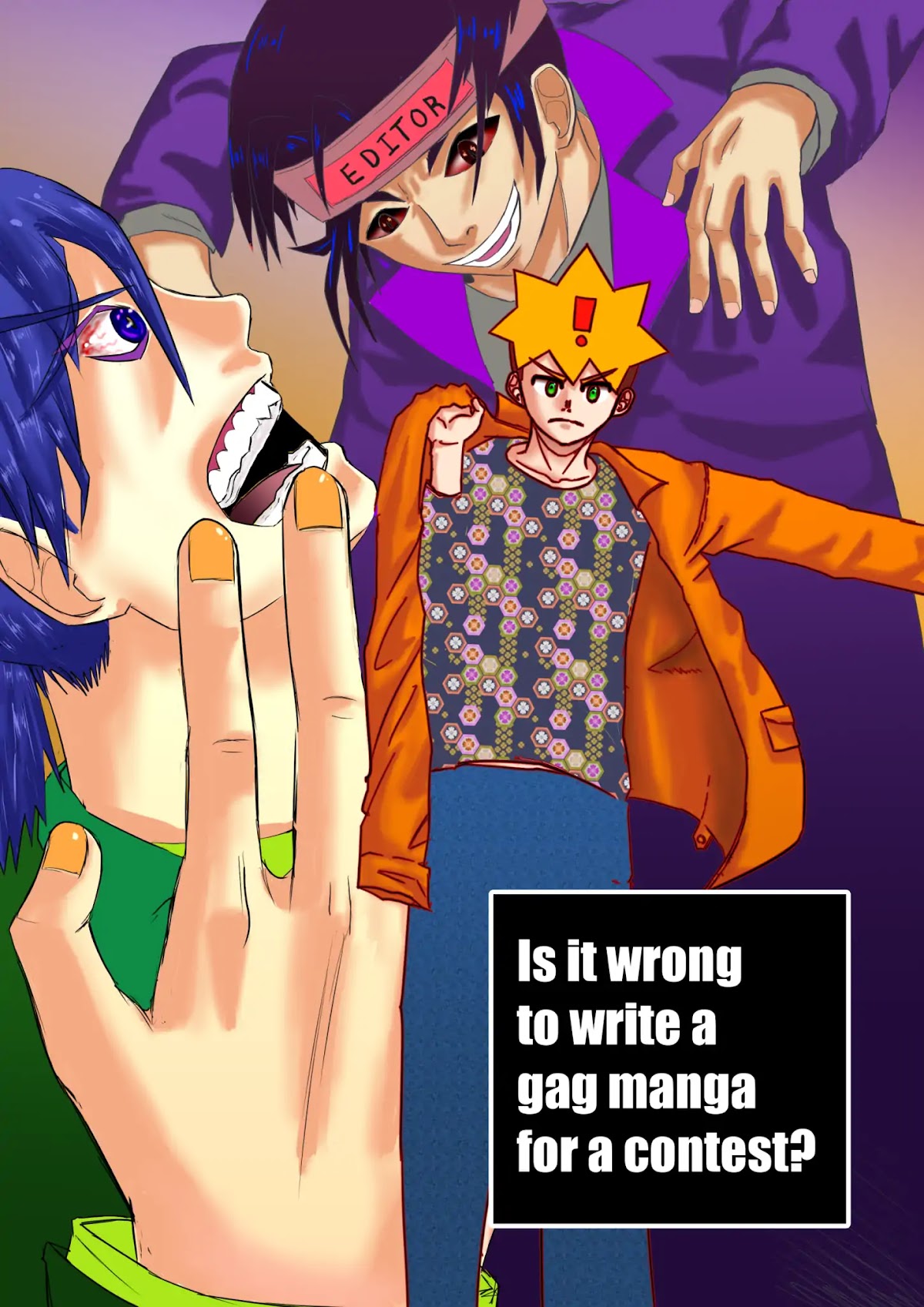 Is It Wrong to Write a Gag Manga for a Contest? Chapter 0 page 1 - Chapter 0: Oneshot