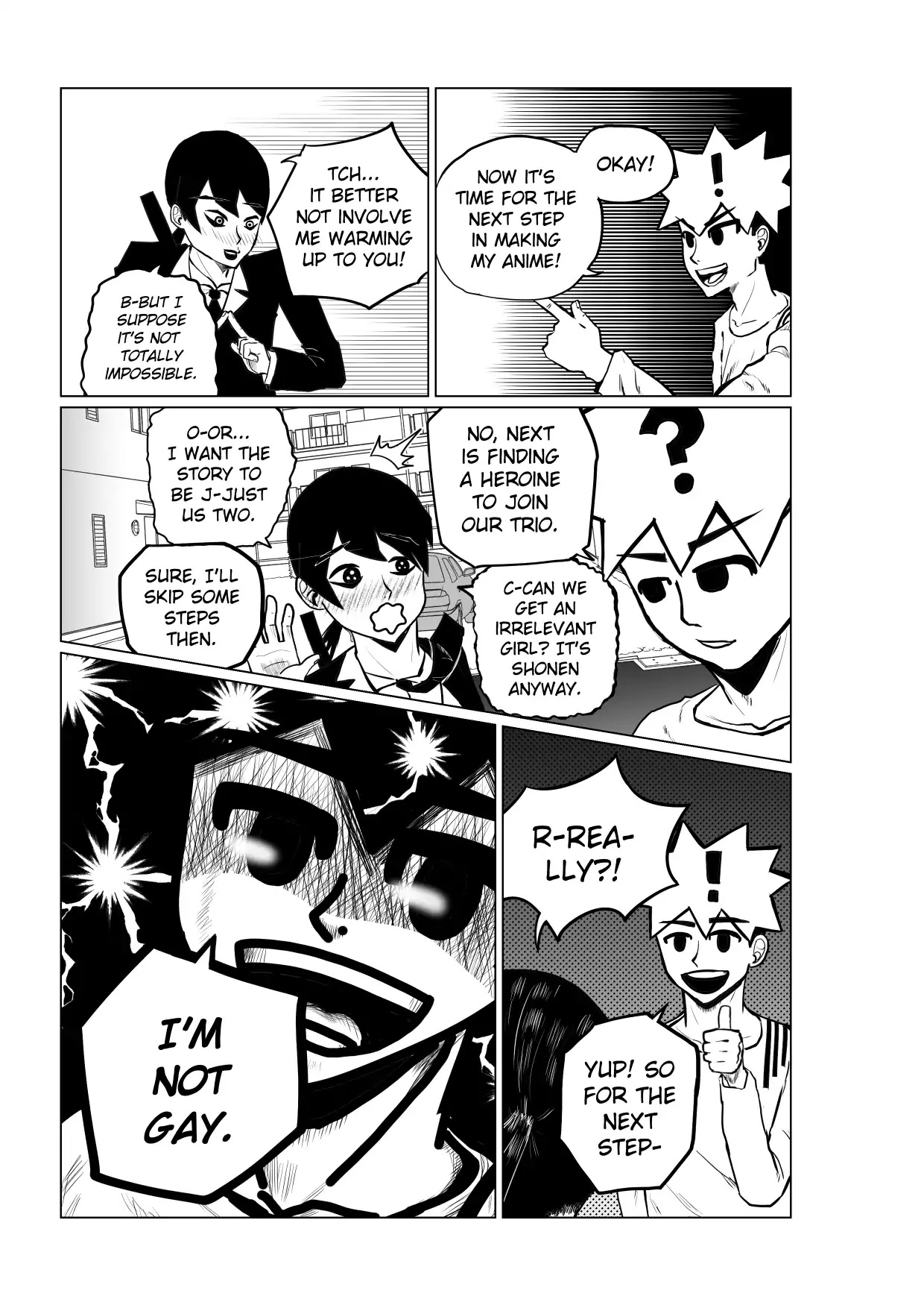 Is It Wrong to Write a Gag Manga for a Contest? Chapter 0 page 12 - Chapter 0: Oneshot
