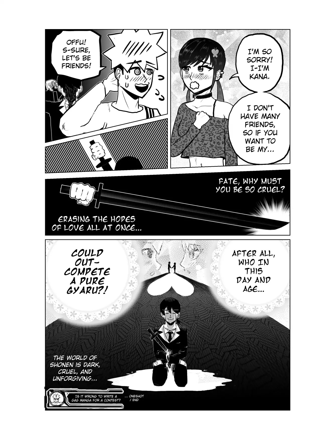 Is It Wrong to Write a Gag Manga for a Contest? Chapter 0 page 17 - Chapter 0: Oneshot