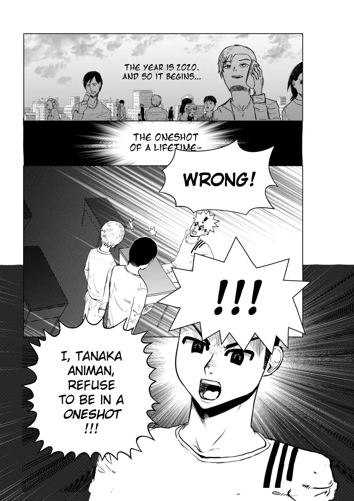 Is It Wrong to Write a Gag Manga for a Contest? Chapter 0 page 2 - Chapter 0: Oneshot