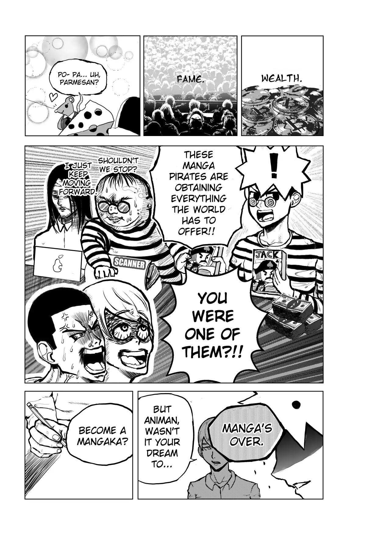 Is It Wrong to Write a Gag Manga for a Contest? Chapter 0 page 4 - Chapter 0: Oneshot