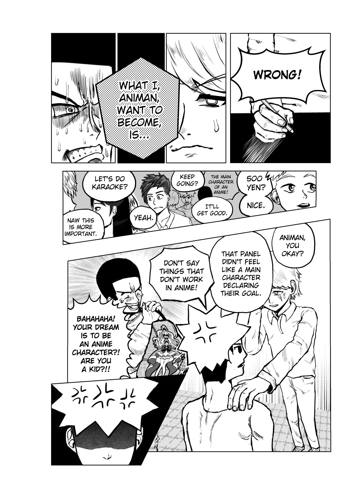 Is It Wrong to Write a Gag Manga for a Contest? Chapter 0 page 5 - Chapter 0: Oneshot