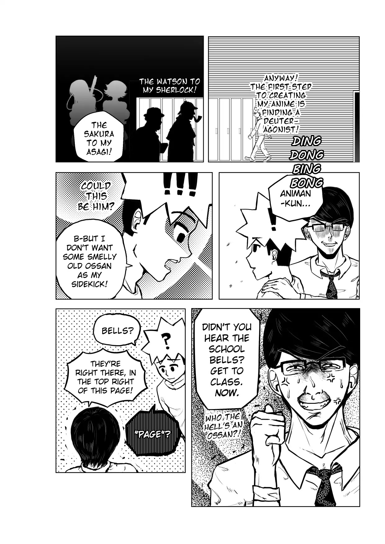 Is It Wrong to Write a Gag Manga for a Contest? Chapter 0 page 7 - Chapter 0: Oneshot