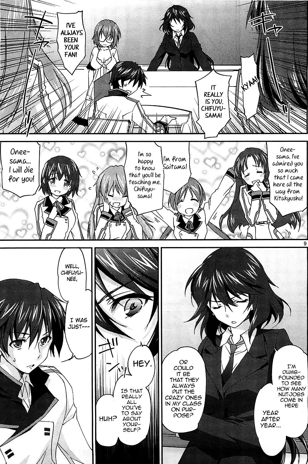 IS (YUUKI Homura) Chapter 1 page 10 - Chapter 1 : My Classmates are All Girls