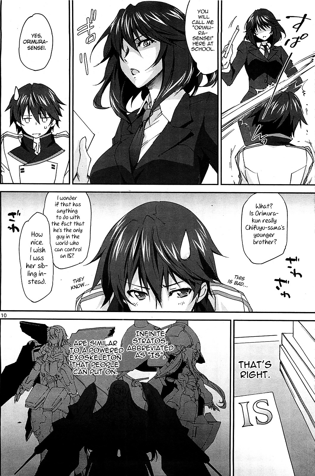 IS (YUUKI Homura) Chapter 1 page 11 - Chapter 1 : My Classmates are All Girls