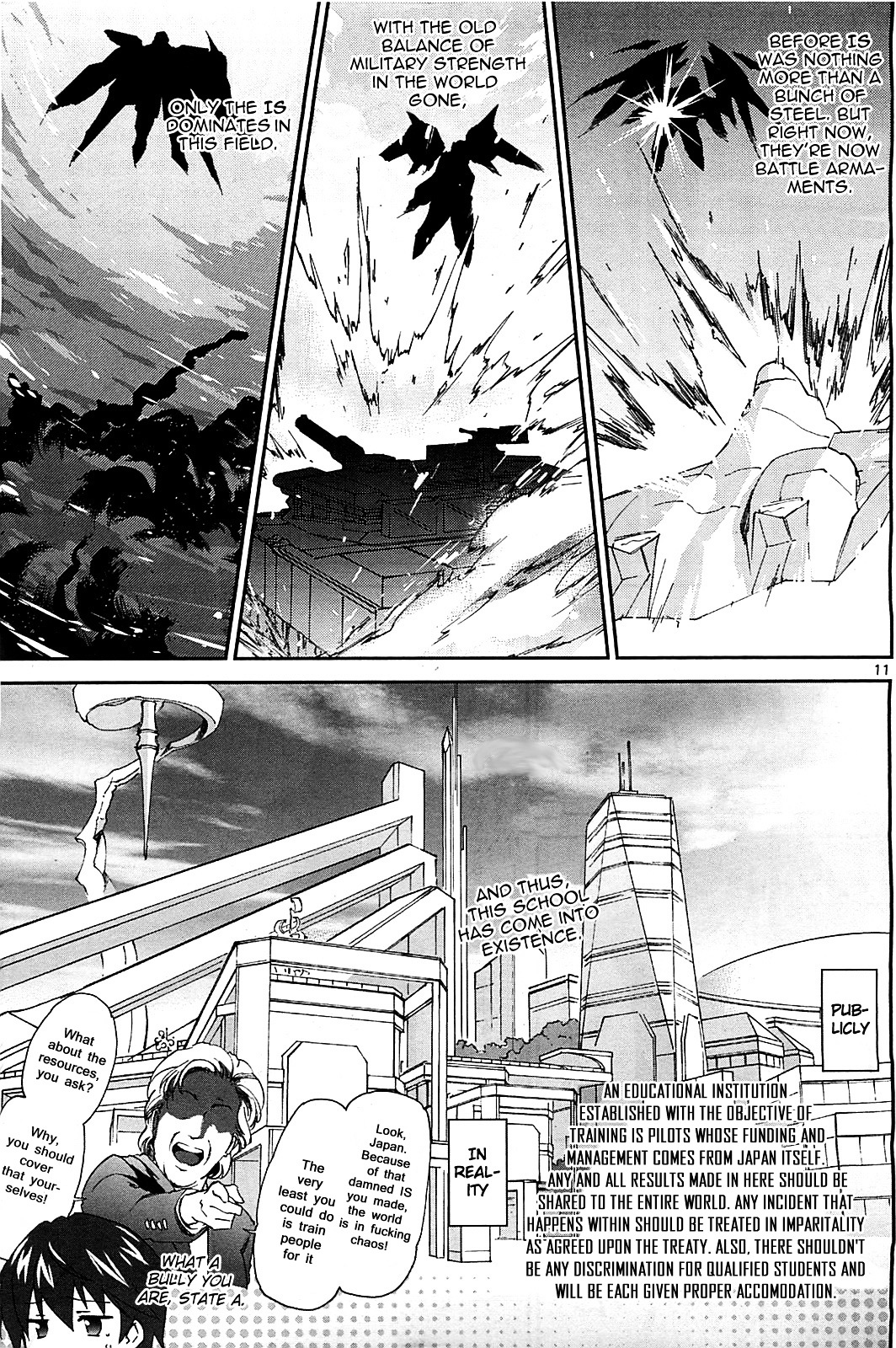 IS (YUUKI Homura) Chapter 1 page 12 - Chapter 1 : My Classmates are All Girls