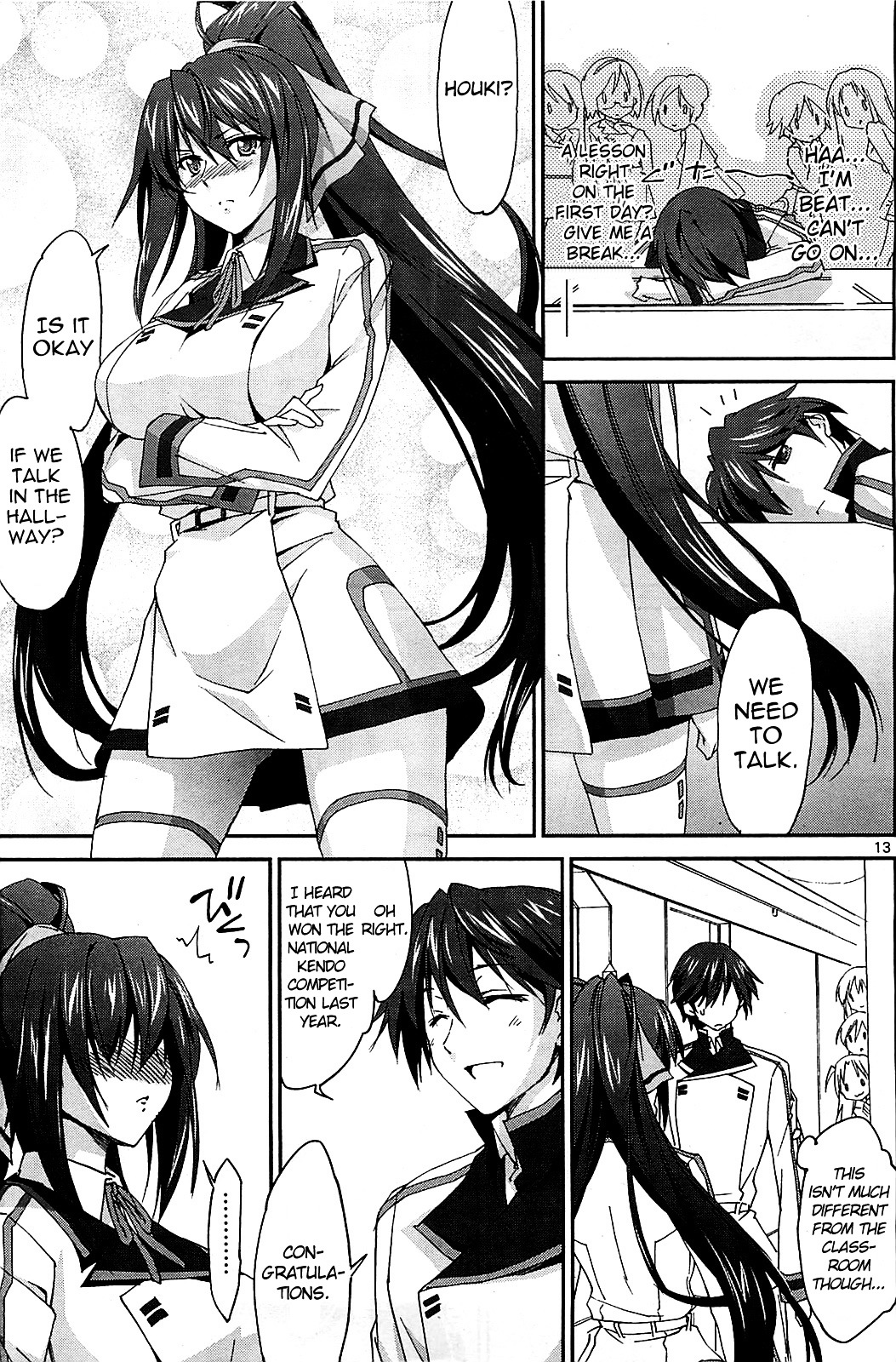 IS (YUUKI Homura) Chapter 1 page 14 - Chapter 1 : My Classmates are All Girls