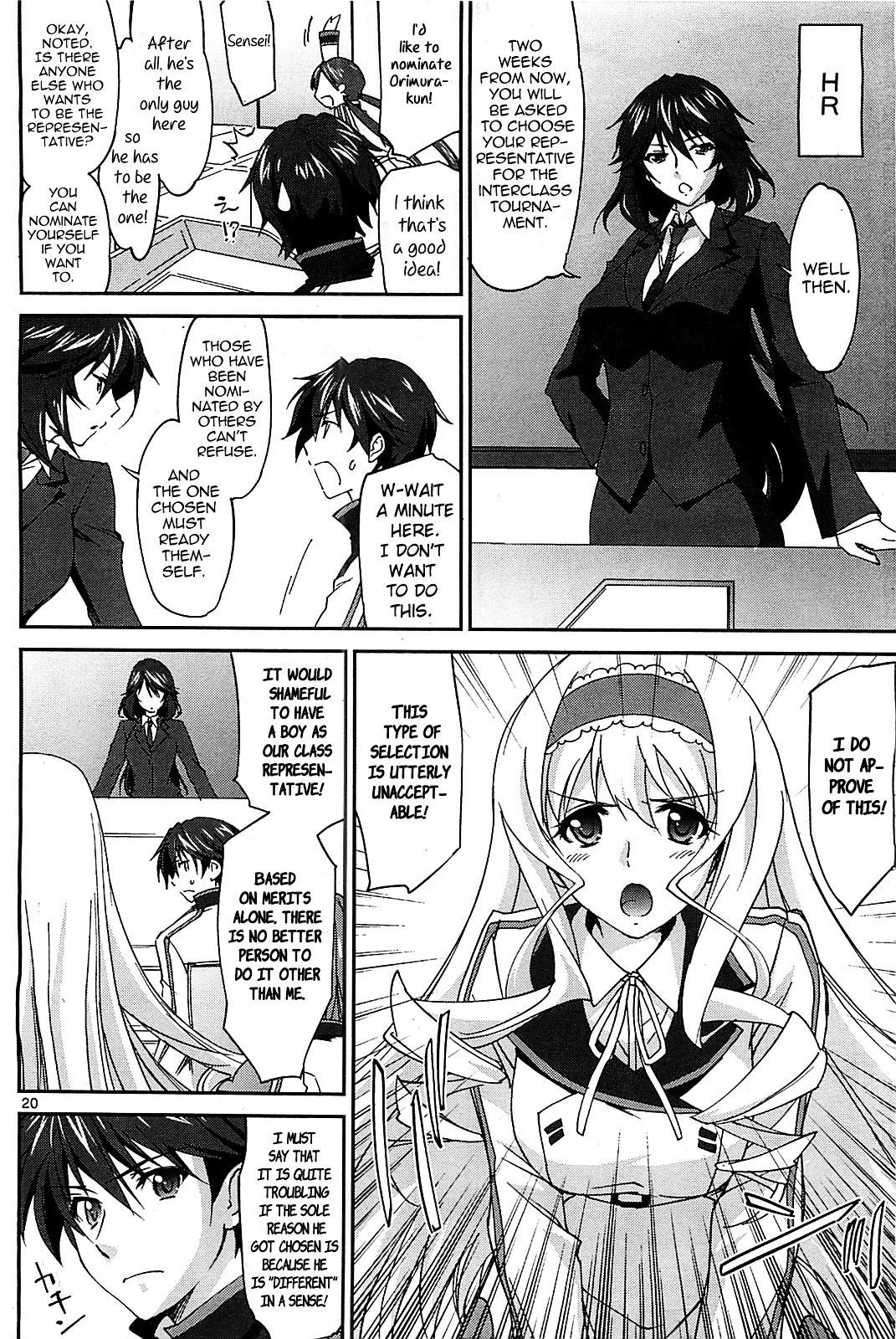 IS (YUUKI Homura) Chapter 1 page 21 - Chapter 1 : My Classmates are All Girls