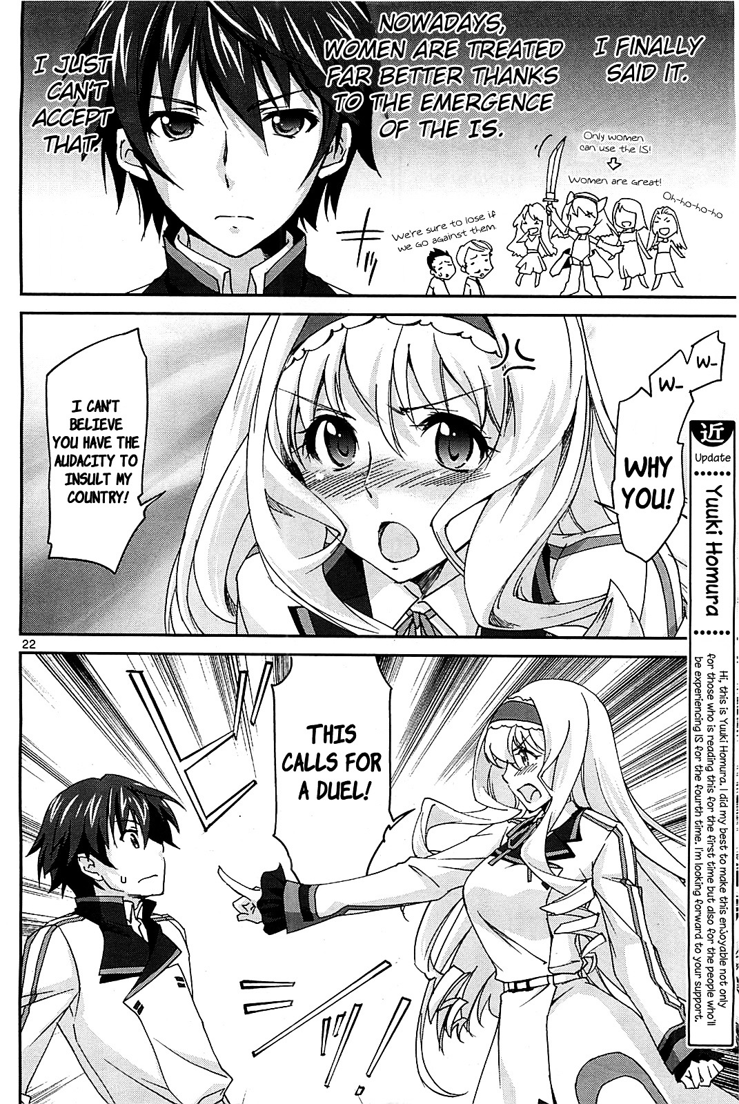 IS (YUUKI Homura) Chapter 1 page 23 - Chapter 1 : My Classmates are All Girls
