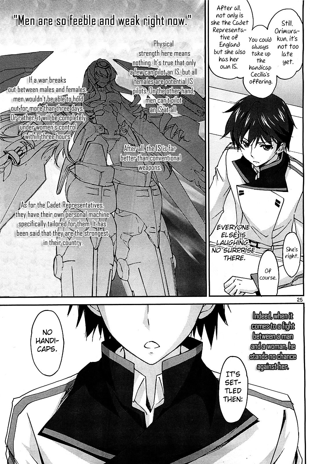 IS (YUUKI Homura) Chapter 1 page 26 - Chapter 1 : My Classmates are All Girls
