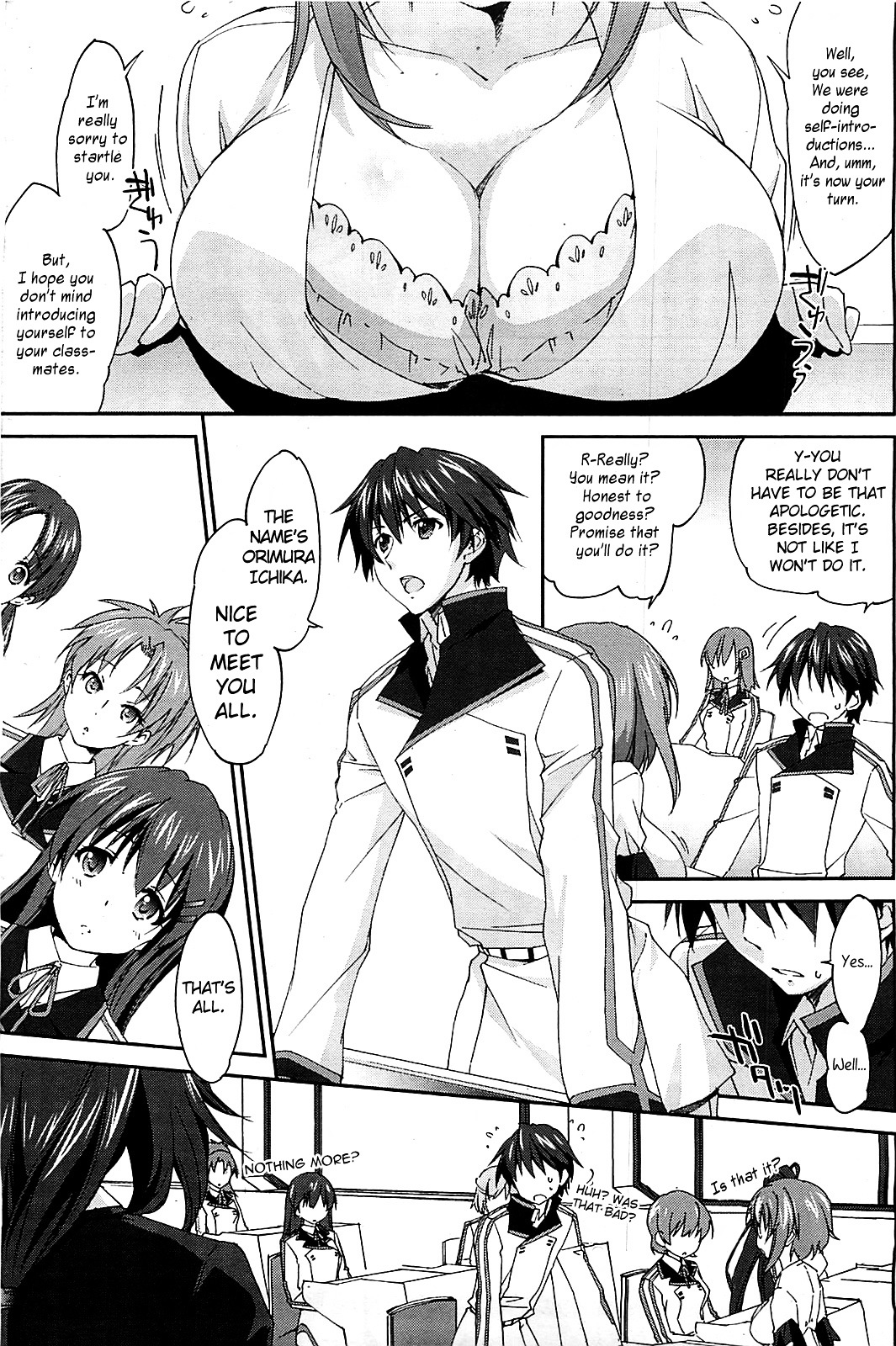 IS (YUUKI Homura) Chapter 1 page 8 - Chapter 1 : My Classmates are All Girls