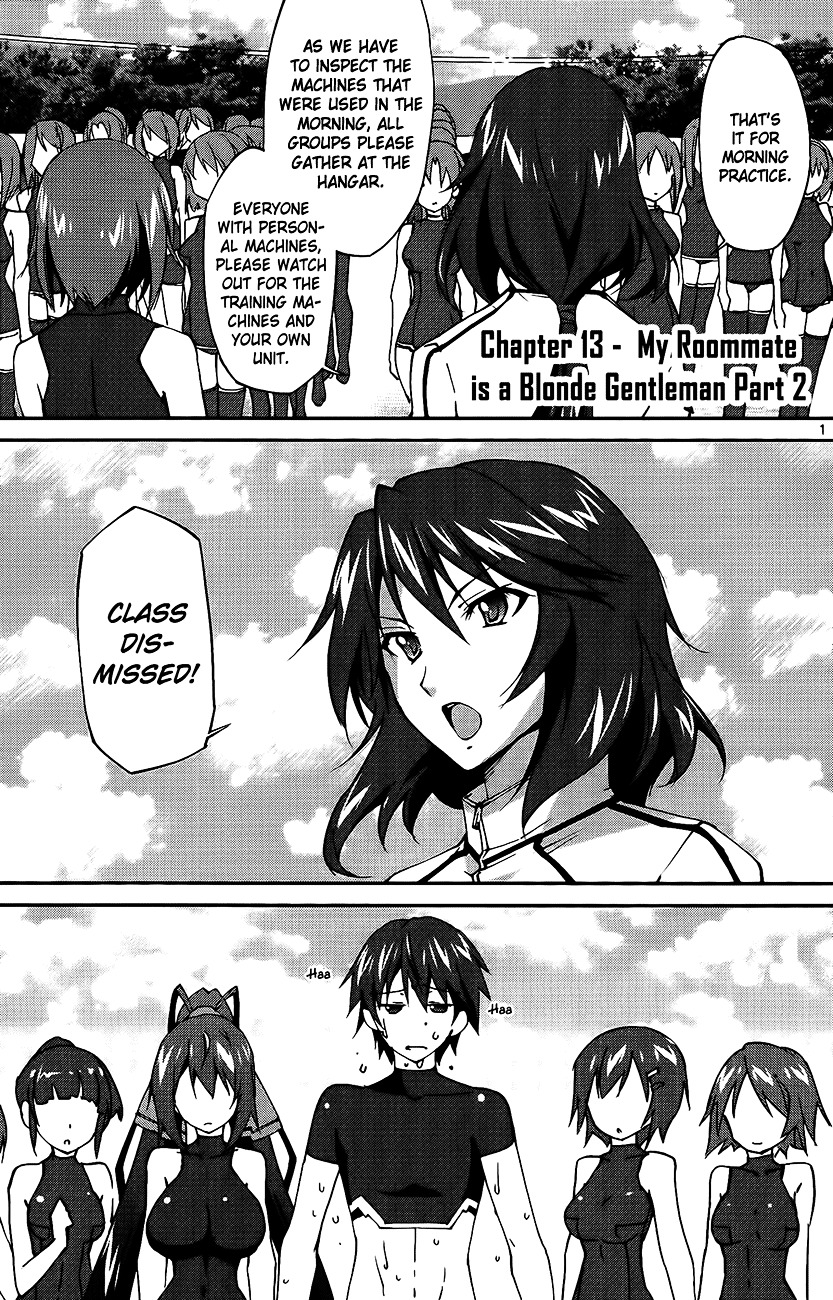 IS (YUUKI Homura) Chapter 13 page 1 - Chapter 13 : My Roommate is a Blonde Gentleman Part 2