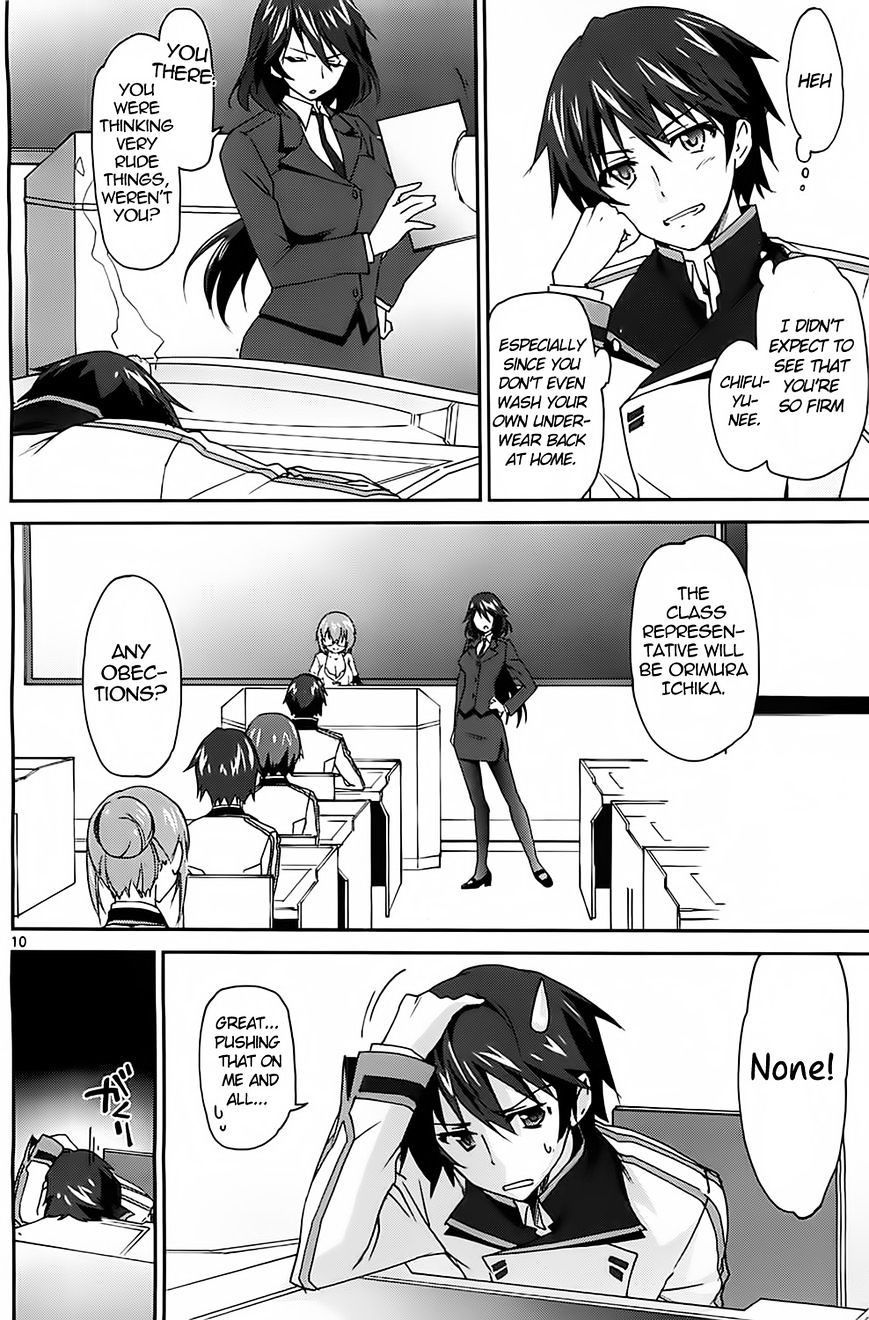 IS (YUUKI Homura) Chapter 5 page 12 - Chapter 5 : The Transfer Student is My Second Childhood Friend: Part 1