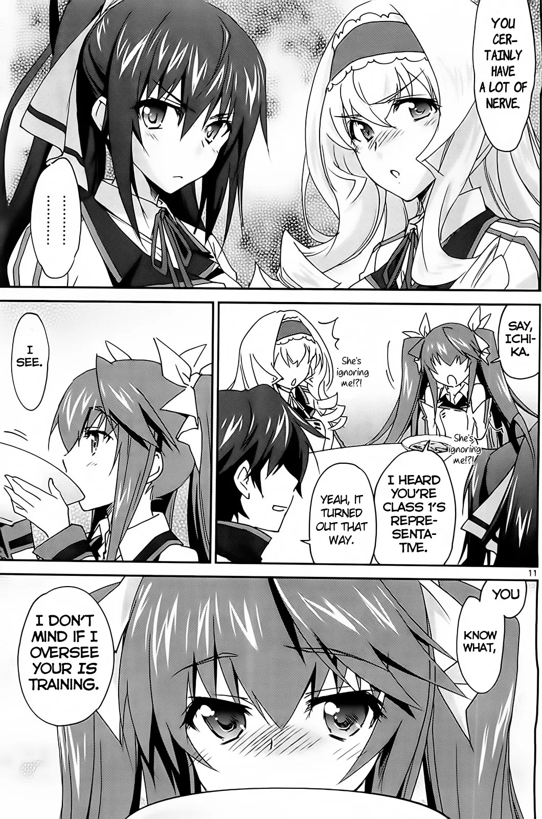 IS (YUUKI Homura) Chapter 6.1 page 12 - Chapter 6.1: The Transfer Student is My Second Childhood Friend (Part 2.1)