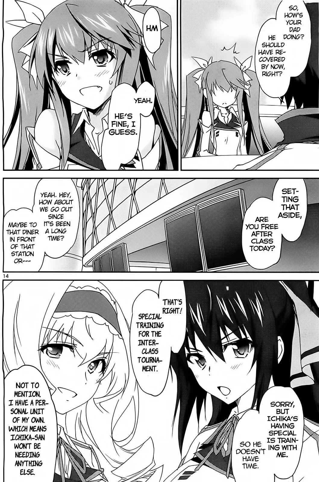 IS (YUUKI Homura) Chapter 6.1 page 15 - Chapter 6.1: The Transfer Student is My Second Childhood Friend (Part 2.1)