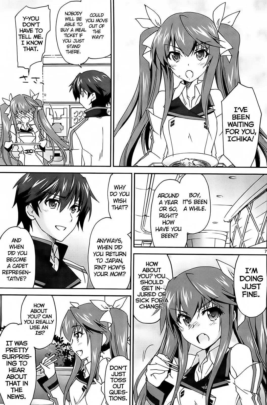 IS (YUUKI Homura) Chapter 6.1 page 8 - Chapter 6.1: The Transfer Student is My Second Childhood Friend (Part 2.1)
