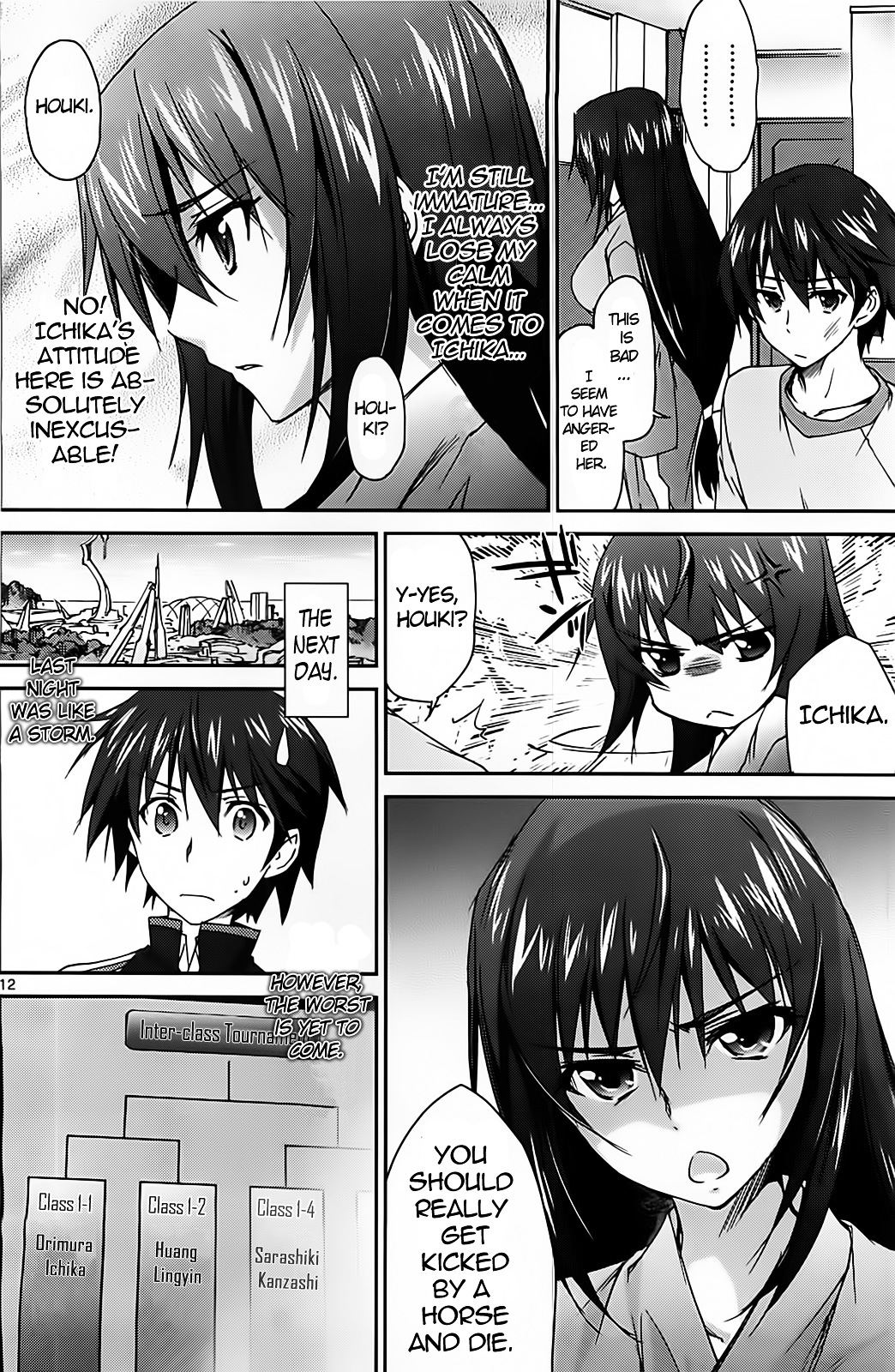 IS (YUUKI Homura) Chapter 7 page 14 - Chapter 7 : The Transfer Student is My Second Childhood Friend: Part 3