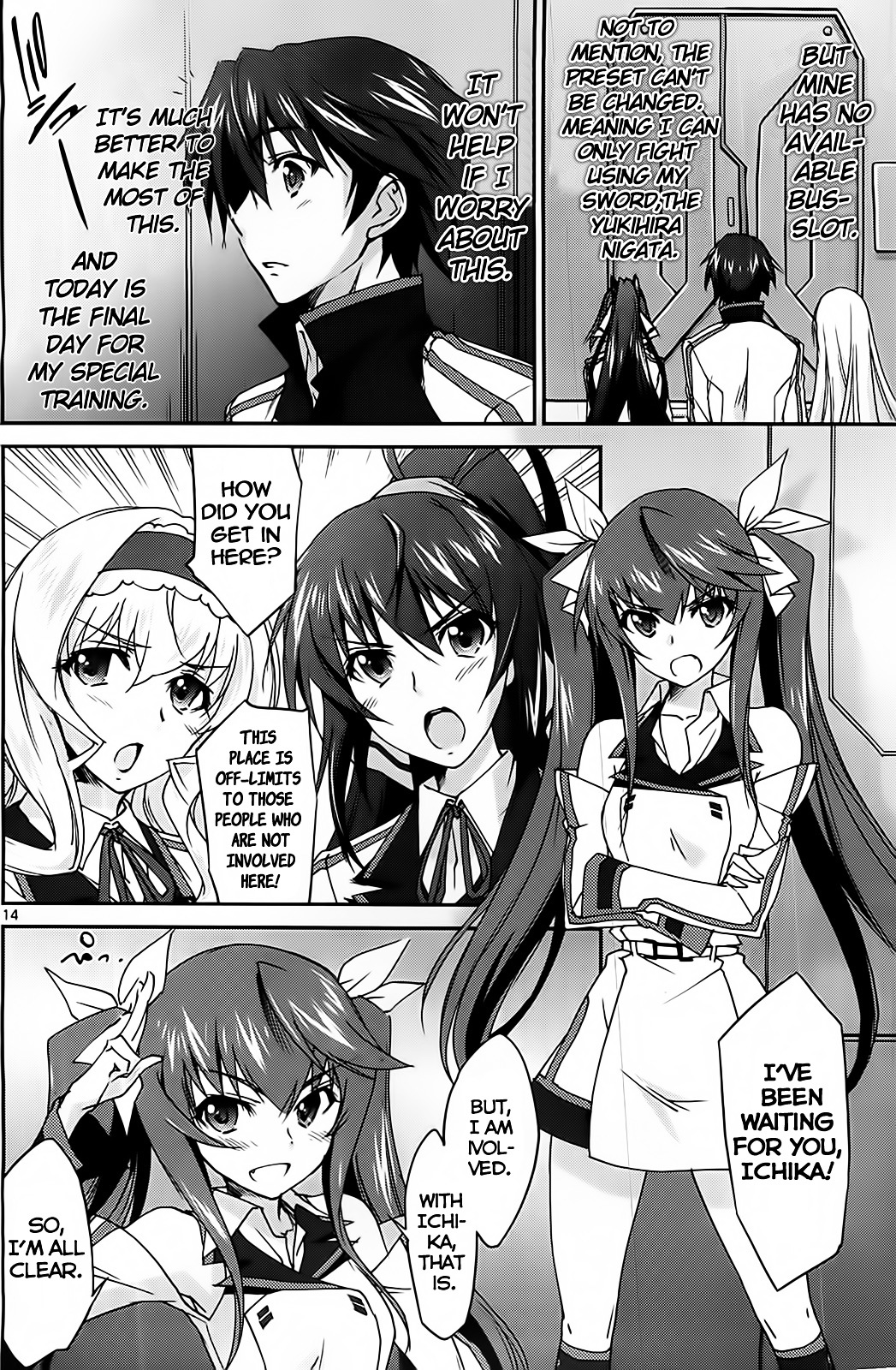 IS (YUUKI Homura) Chapter 7 page 16 - Chapter 7 : The Transfer Student is My Second Childhood Friend: Part 3