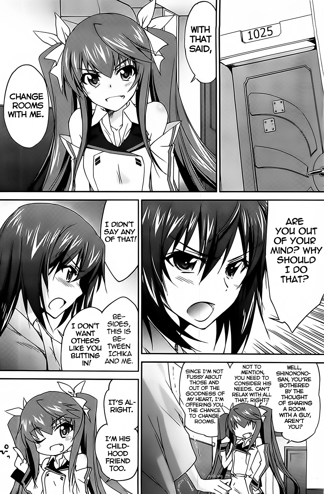 IS (YUUKI Homura) Chapter 7 page 4 - Chapter 7 : The Transfer Student is My Second Childhood Friend: Part 3