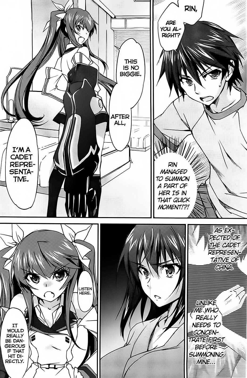 IS (YUUKI Homura) Chapter 7 page 8 - Chapter 7 : The Transfer Student is My Second Childhood Friend: Part 3