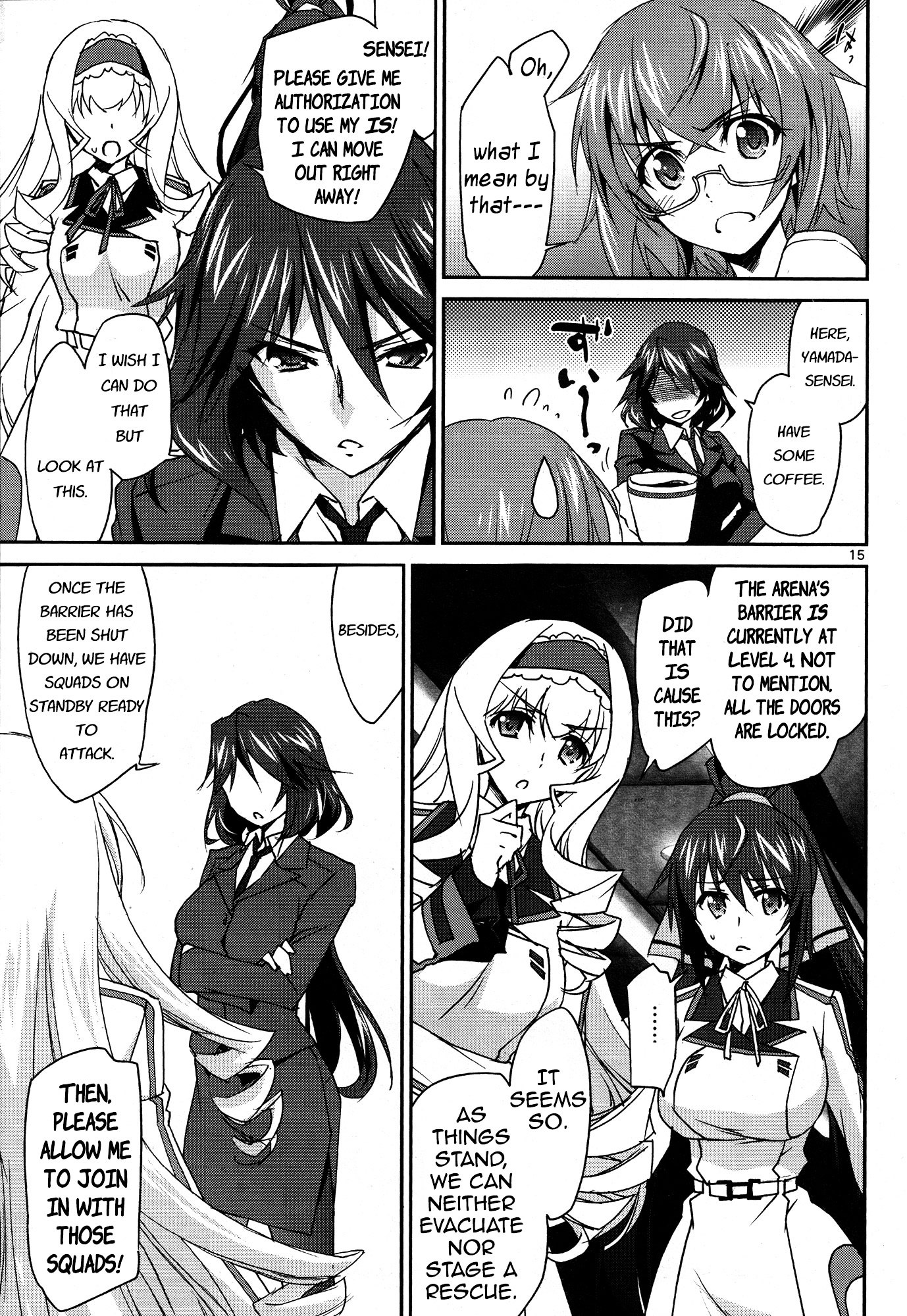 IS (YUUKI Homura) Chapter 8 page 15 - Chapter 8 : Decisive Battle! The Class League Match Part 1