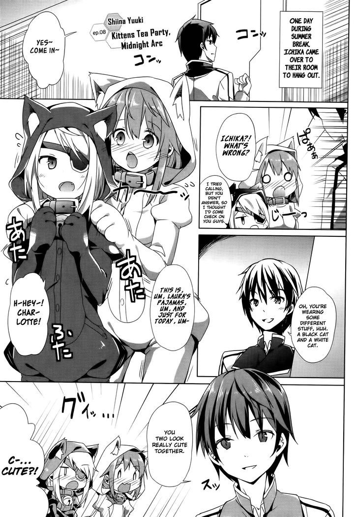 IS2 Official Anthology Chapter 8 page 1 - Chapter 8 : Kittens Tea Party-Midnight Edition